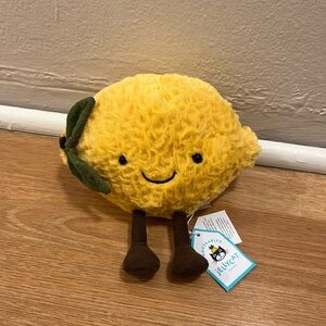 Jellycat Amuseables Lemon – NWT, Medium Plush, Fast US Shipping